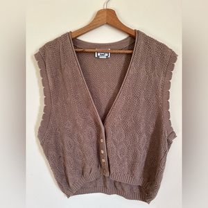 Vintage Knit Sweater Vest